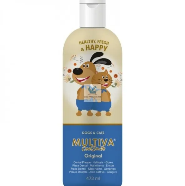 MULTIVA COOLSMILE ORIGINAL 473 ml Perro y Gato Higiene Oral de Perros y Gatos