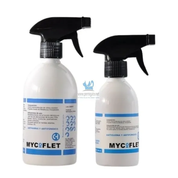 MYCOFLET SOLUCION TOPICA Dermatomicosis, tiña en perros y gatos