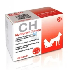 MYOFORTEX OMEGA 60 Comprimidos Salud Cardiaca de Perros y Gatos