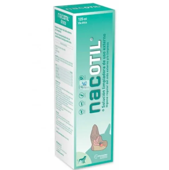 NACOTIL 125 ml Limpiador Auricular Perros, Gatos y Conejos