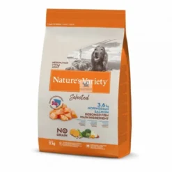Natures Variety Selected Grain Free Medium Adult Salmón 12 Kg Pienso para Perros