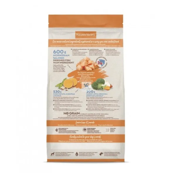 Natures Variety Selected Grain Free Medium Adult Salmón 12 Kg Pienso para Perros