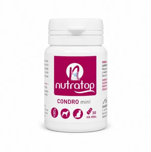 NUTRATOP CONDRO MINI 90 Comprimidos Condroprotector para perros y gatos