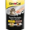 NUTRI POCKETS GATO QUESO TAURINA 60 g Snacks para gatos