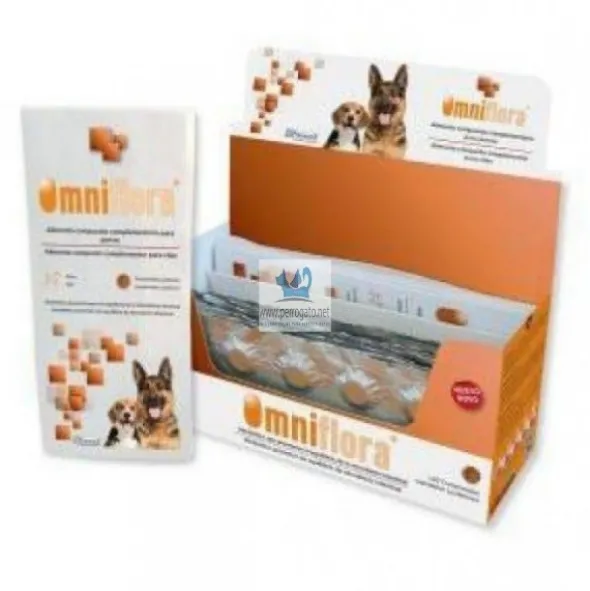 OMNIFLORA 120 Comprimidos para Perros, Control de Flora intestinal