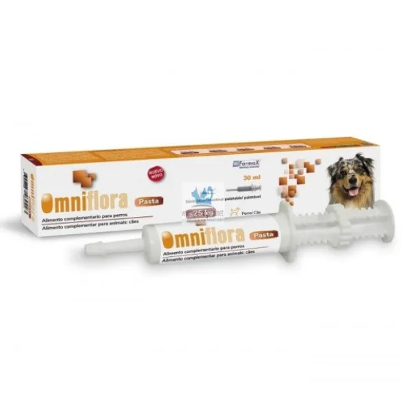 OMNIFLORA PASTA Control de flora intestinal para perros y gatos
