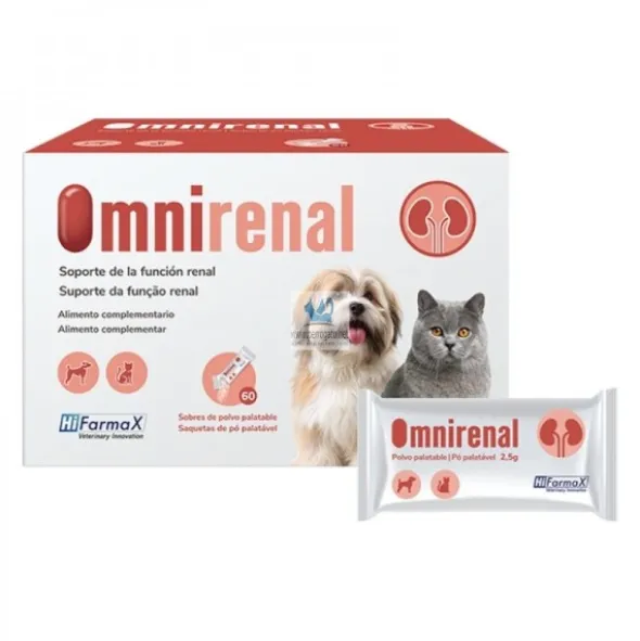 OMNIRENAL 60x2.5 sobres Salud renal de perros y gatos