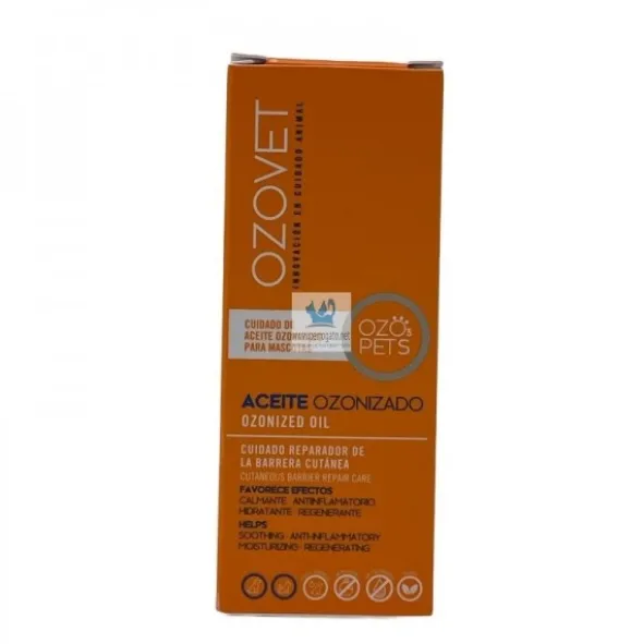 OZOVET ACEITE OZONIZADO Regenerador Dermico para Perros y Gatos