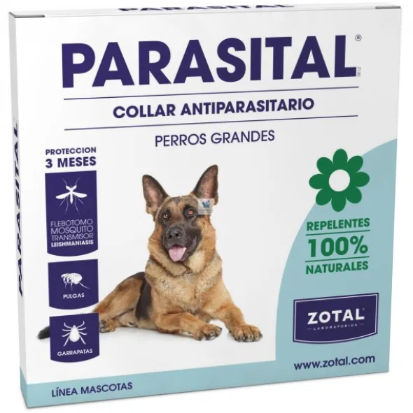 PARASITAL COLLAR REPELENTE PERRO Atiparasitario Perros