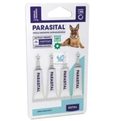 PARASITAL PIPETAS PERROS GRANDES +25 kg 4 pipetas Antiparasitario Externo
