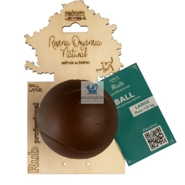 PELOTA RUB GRANDE 8 cm Juguete para Perros