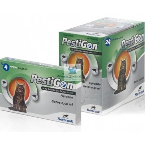 PESTIGON GATOS Pipetas Antiparasitario Pipetas para Gatos