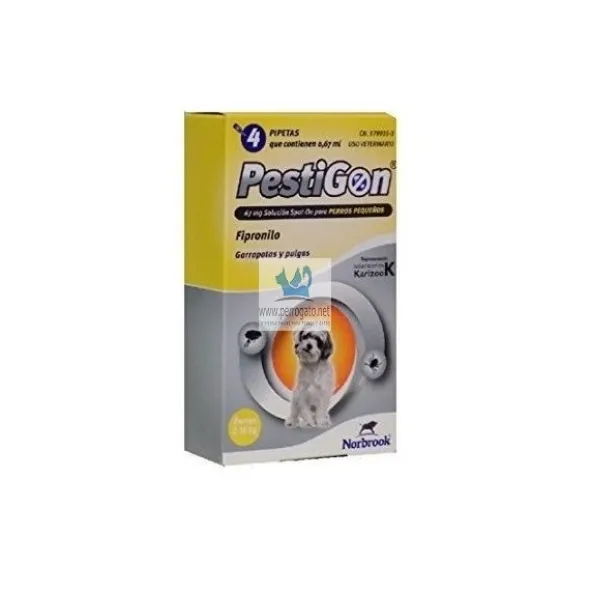 PESTIGON PERROS 4 Pipetas Antiparasitario Pipetas para Perros