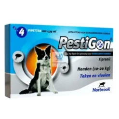 PESTIGON PERROS 4 Pipetas Antiparasitario Pipetas para Perros
