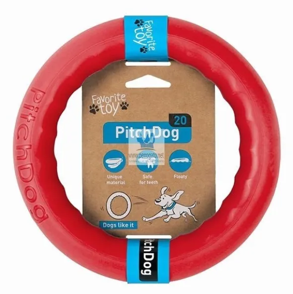 PITCHDOG ARO 20 cm Varios Colores Juguete para Perros