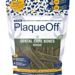PLAQUEOFF DENTAL BONES VEGGIE 485 g Higiene bucal de Perros