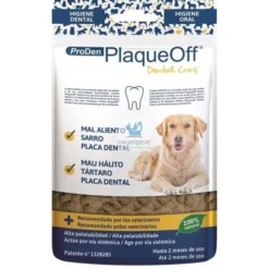 PLAQUEOFF DENTAL CROQ´S Higiene Bucodental de perros