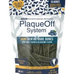 PLAQUEOFF DENTAL MINI BONES VEGGIE 340 g Higiene bucal de perros