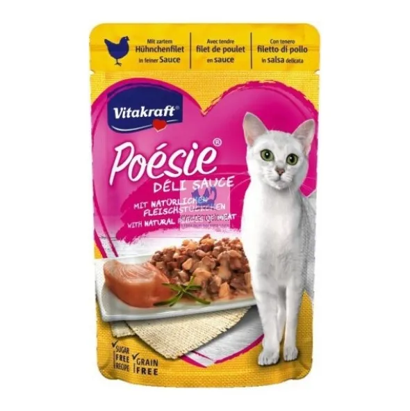 POESIE DELI SAUCE JUNIOR 23 x 85 g Comida para Gatos