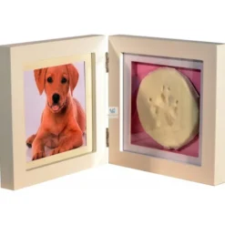 PORTAFOTOS MARCO 13X13 cm FOTO+HUELLA Juguetes para Perros y Gatos