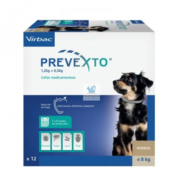PREVEXTO PERRO 38 cm Collar Antiparasitario externo para perros