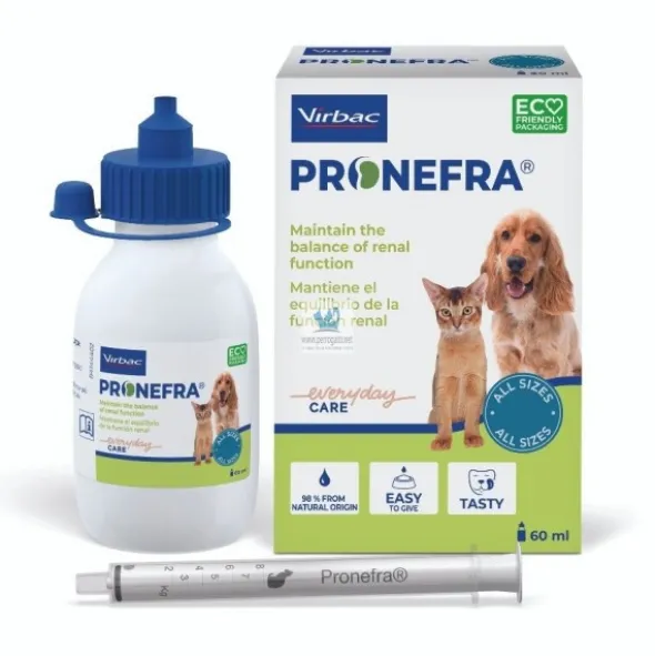 PRONEFRA 60 ml Mantiene el Equilibrio Renal en perros y gatos