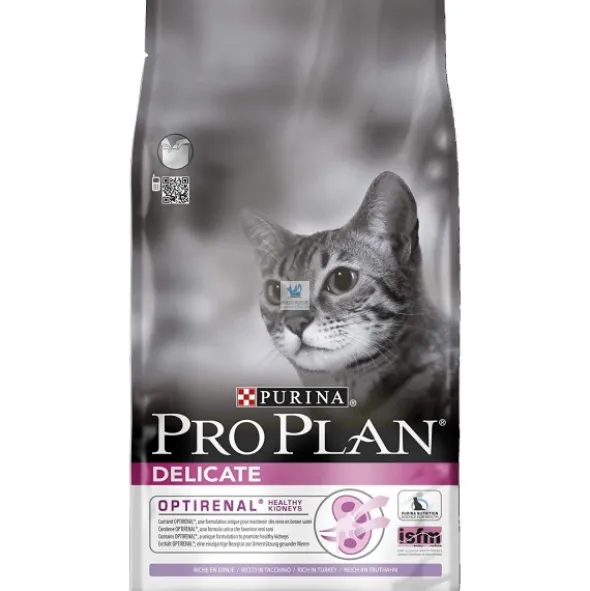 PRO PLAN FELINE ADULT DELICATE PAVO 1.5 Kg Comida para Gatos