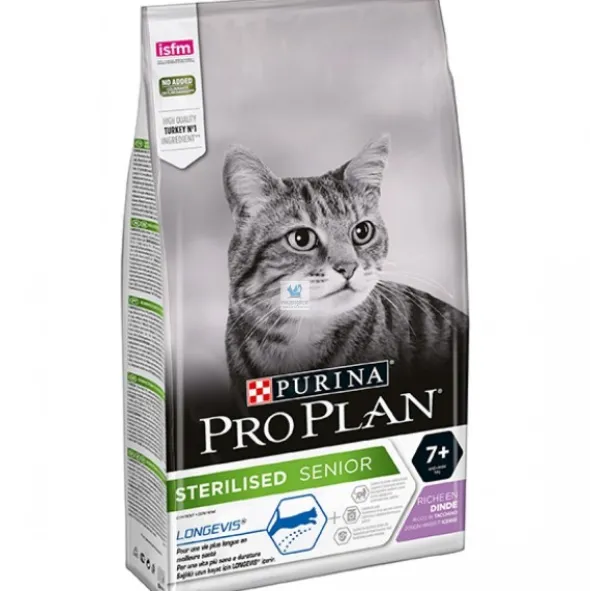 PRO PLAN FELINE STERILISED SENIOR PAVO Comida para Gatos