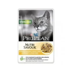 PRO PLAN FELINE STERILISED 26x85 g SALSA Comida para Gatos