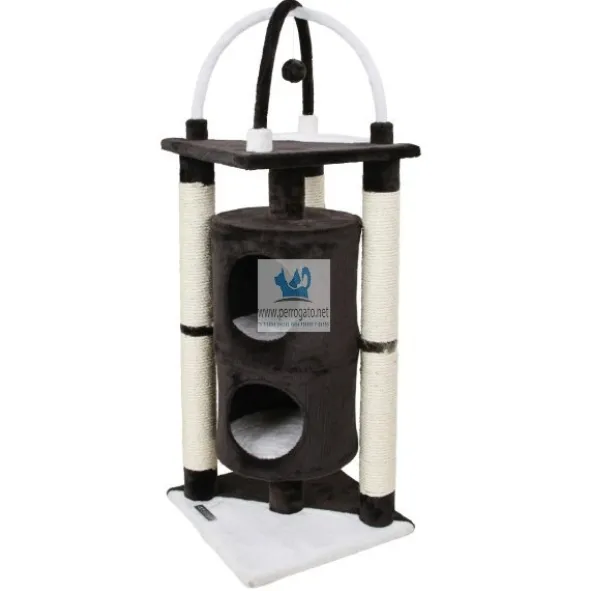 RASCADOR ARBOL ONYX NEGRO/BLANCO 107 cm Juguetes para gatos