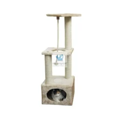 RASCADOR PLATIN PRO 37x37x109 cm Juguete para Gatos