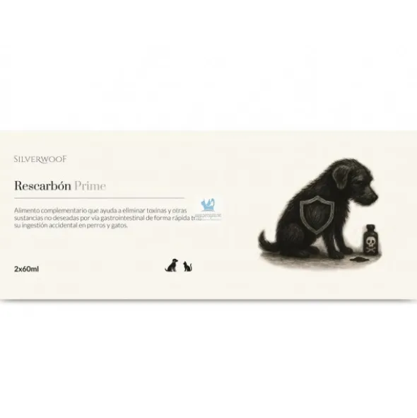 RESCARBON PRIME 2x60 ml Intoxicaciones en perros y gatos