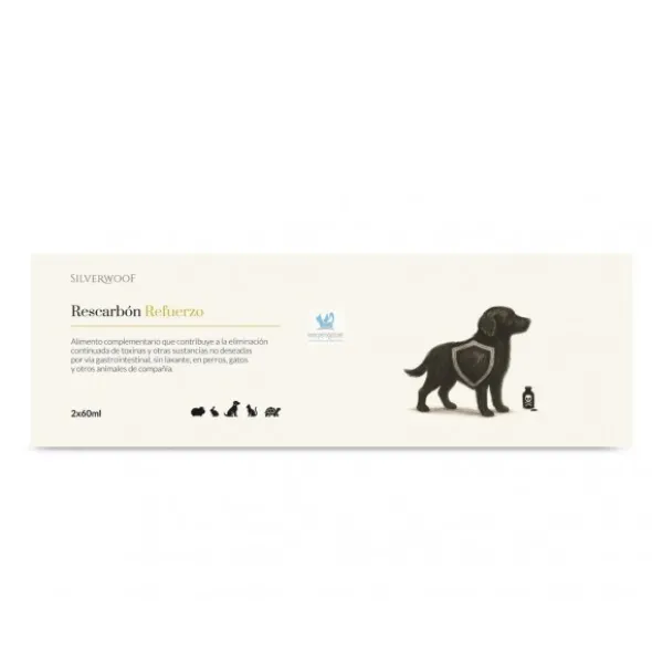 RESCARBON REFUERZO 2x60 ml Intoxicaciones en perros y gatos
