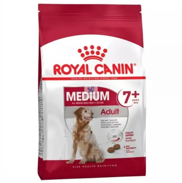 Royal Canin Canine Adult-Medium 7+ 15 Kg Pienso para Perros