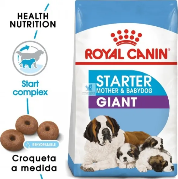 Royal Canin Puppy-Giant Starter 15 Kg Cachorros y Madres Lactantes Pienso para Perros