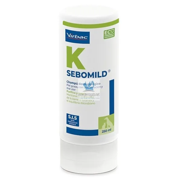 SEBOMILD Champu 250 ml Dermatologico para perros y gatos