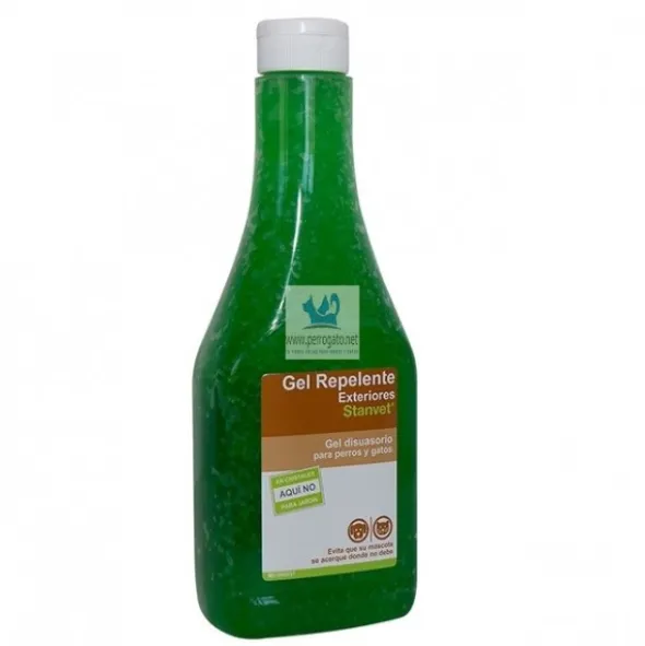 STANVET GEL REPELENTE EXTERIORES JARDIN 480 ml para Perros y Gatos