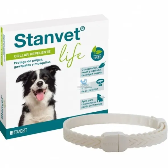 STANVET LIFE COLLAR PERRO Repelente Antiparasitario para Perros