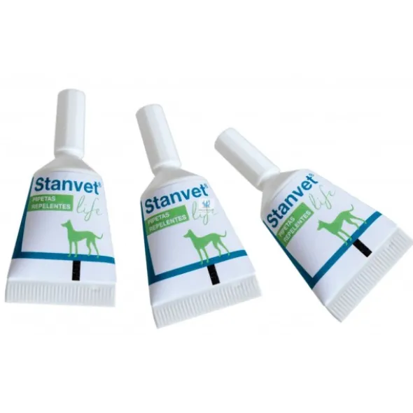 STANVET LIFE PERRO 4 Pipetas Repelente Antiparasitario para Perros