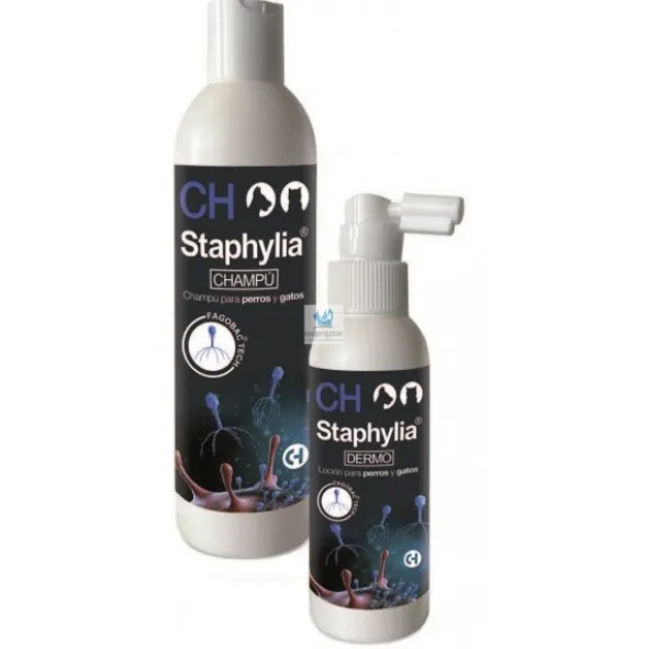 STAPHYLIA CHAMPU 250 ml Dermatitis en Perros y Gatos