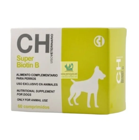 SUPER BIOTIN B 60 Comprimidos Vitaminas para Perros