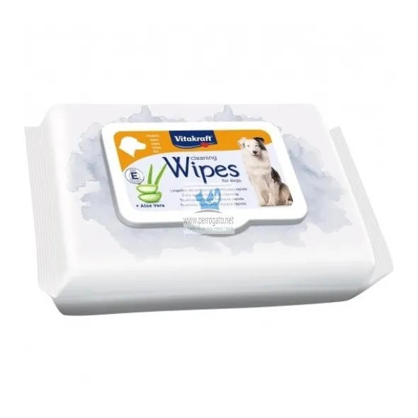 TOALLITAS VITAKRAFT ALOE VERA Higiene de Perros