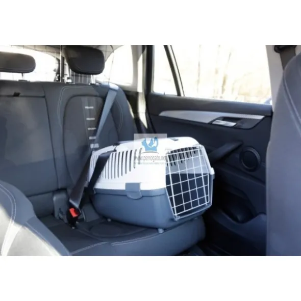 TRANSPORTIN GULLIVERT PLASTICO GRIS Transporte de Perros