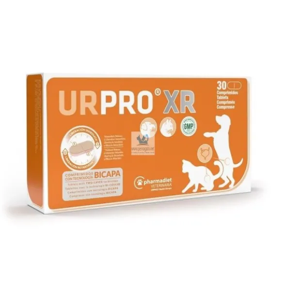 URPRO XR BICAPA 30 Comprimidos Salud Urinaria de Perros y Gatos