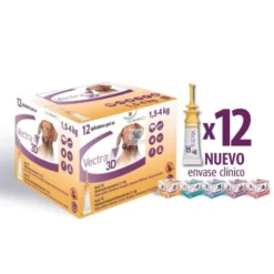 VECTRA 3D 12 Pipetas Antiparasitario Externo para Perros