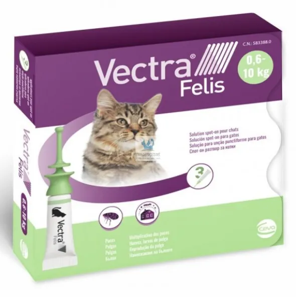 VECTRA FELIS 3 Pipetas para Gatos Pipetas Antipulgas