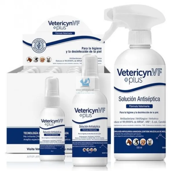 VETERICYN VF PLUS SOLUCION ANTISEPTICA para Perros y Gatos