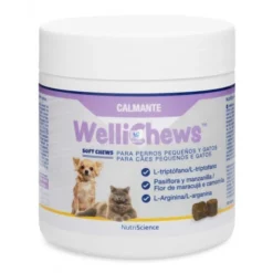 WELLICHEWS CALMA PERRO S Y GATO 120 Chews 123.4 g Antiestres para Perros y Gatos