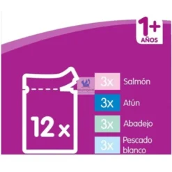 WHISKAS CASSEROLE ADULT 1+ 4 x (12x85 g) Comida para Gatos