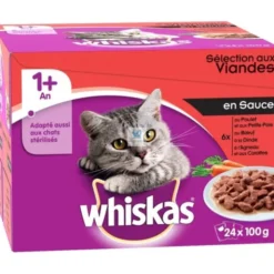 WHISKAS MULTI BOLSITA 4x12x100 gr Comida para Gatos